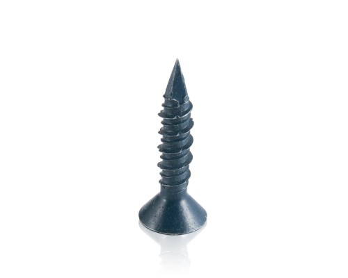 Black Zinc Square Slotted Flat Head Screws