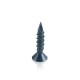 Black Zinc Square Slotted Flat Head Screws