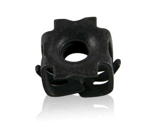 Black Zinc Special-Shaped Leaf Spring Nut