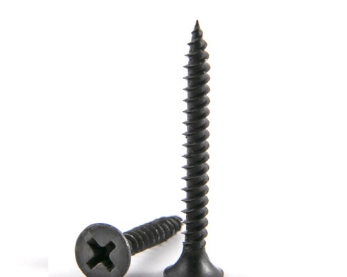 Black Zinc Bugle Head Phillips Tapping Screws