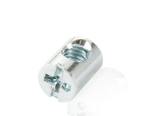 Cross Recessed Perforated Barrel Nut