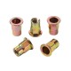 Flat Head Semi-Hex Body Rivet Nuts