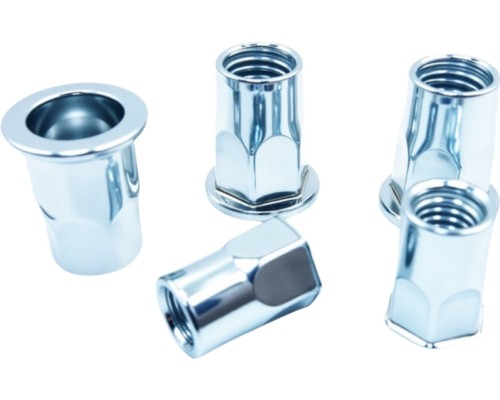 Flat Head Semi-Hex Body Rivet Nuts