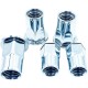 Flat Head Semi-Hex Body Rivet Nuts