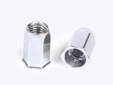 Flat Head Semi-Hex Body Rivet Nuts