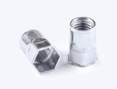 Flat Head Semi-Hex Body Rivet Nuts