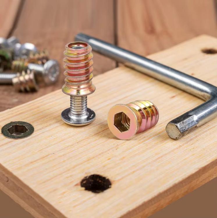 thread insert nut for wood