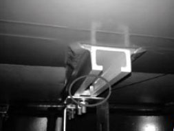 The fasteners in the chute are coated with anti-corrosion wax