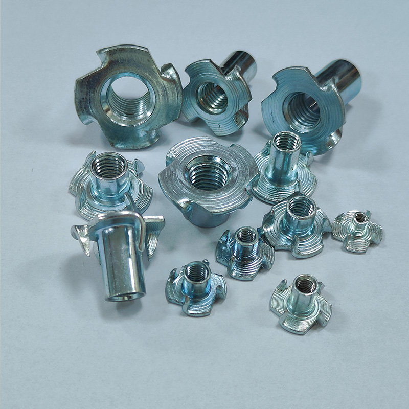 thumbnail image 2 of Brighton 3-Prong T-Nuts (Tee Nuts) – Zinc Plated, Choose Size & Quantity 2 of 6