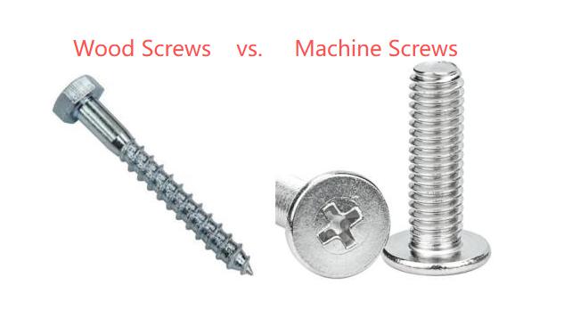 Wood Screws vs Machine Screws