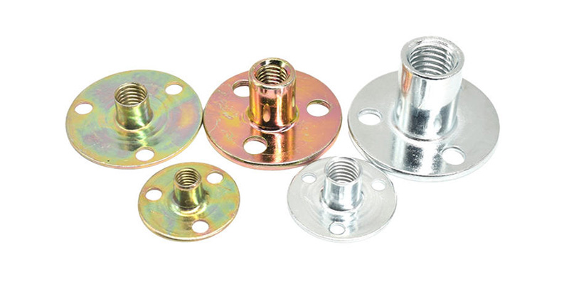 3 hole round base T nut 3 hole round base T nut