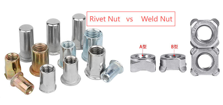 Rivet Nuts vs Weld Nuts