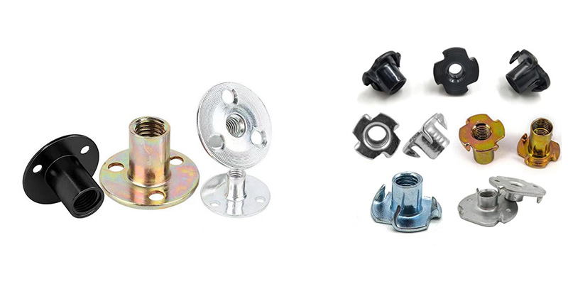 3-Hole T Nuts vs. 4-Prong T Nuts 3-Hole T Nuts vs. 4-Prong T Nuts